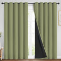 Sage Blackout Curtains 84 Inches Long for Bedroom 70" Wide 2 Panel (70"W x 84"L (Pack of 2) / Sage)