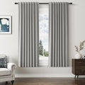 100% Blackout Linen Curtains 63 Inch Long for Bedroom Dark Grey (Dark Grey / 52"W x 63"L (Pack of 2))