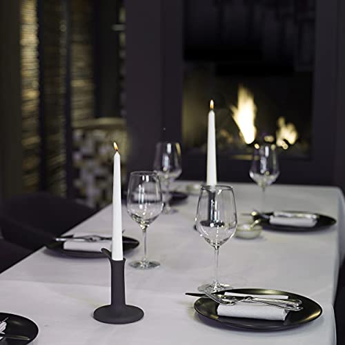Unscented 10 Inch Dinner Candles (White / 10 Count)