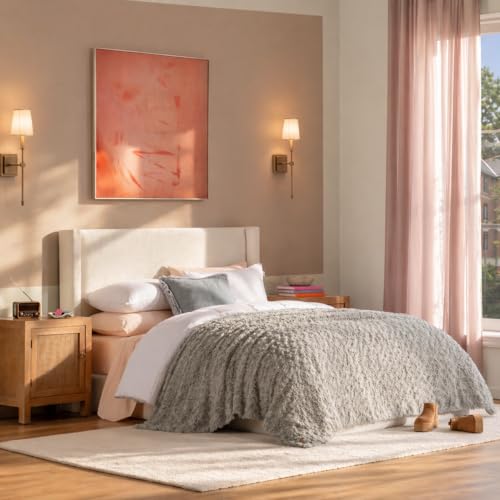 Adalee Queen Blanket (Grey / Full/Queen)