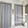 Blackout Curtains for Bedroom Living Dining Room 84 inches Long (Silver Grey / 42"W x 84"L (Pack of 2))