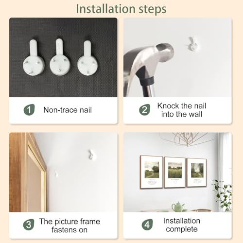 Christian Path Framed Canvas Wall Art Set (The Way / 24"L x 36"W)