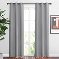 Room Darkening Curtains for Living Room (Silver Grey / 37"W x 84"L (Pack of 2))