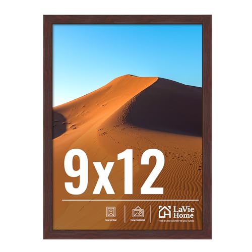 9x12 Picture Frame for Wall Display (Brown / 9x12)