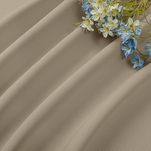 Light Beige Blackout Curtains Customize (Light Beige / Customsize)