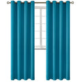 Peacock Blue Blackout Curtains for Living Room 95 Inch (Peacock Blue / 52"W x 95"L (Pack of 2))
