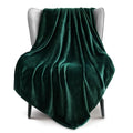 Soft Large Fleece Throw Blanket for Couch (Forest Green / Throw XL (50" x 70"))