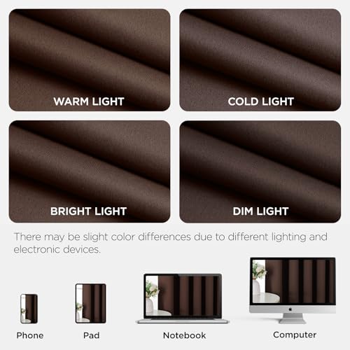 Blackout Patio Sliding Door Curtains (Chocolate / 70"W x 96"L (Pack of 1))