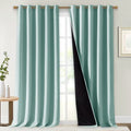 Full Shading Curtains for Windows (Aqua Blue / 70"W x 95"L (Pack of 2))