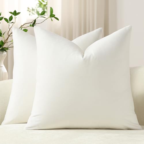 Euro Sham Covers 26x26 Ivory White (Cloud Danser / 26" x 26" (Pack of 2))