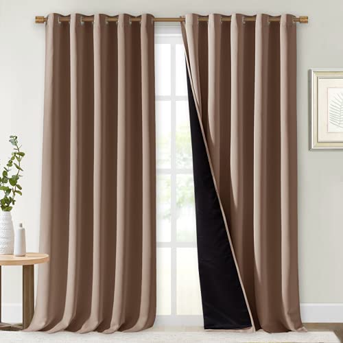 Warm Curtains for Winter (Cappuccino / 70"W x 95"L (Pack of 2))