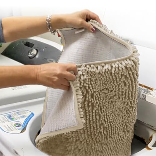 Super Absorbent Door Mat Indoor (Beige / 24" x 60")