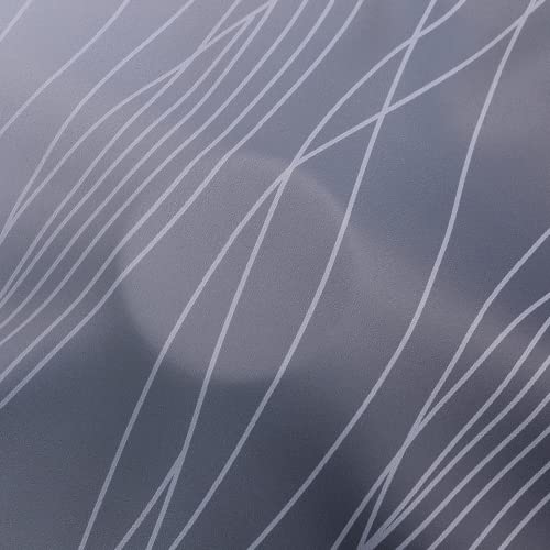 Black and Greyish White Ombre Blackout Curtains for Bedroom 42x54 Inch Long (Black and Greyish White / 42"W x 54"L (Pack of 2))