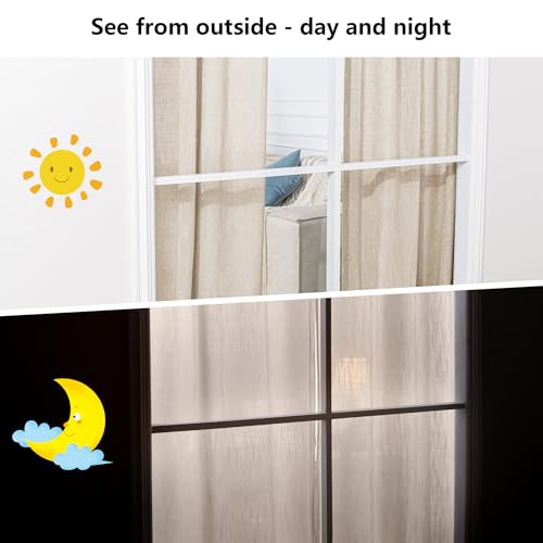 Cotton Curtains for Living Room Farmhouse Semi Sheer Light Filtering for Bedroom Windows (100"W x 84"L (Pack of 1) / Taupe)