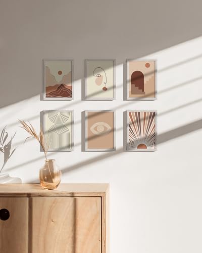 Standalone White Oak Frame Set of 6 (Set of 06 / White Oak / 5x7 in)