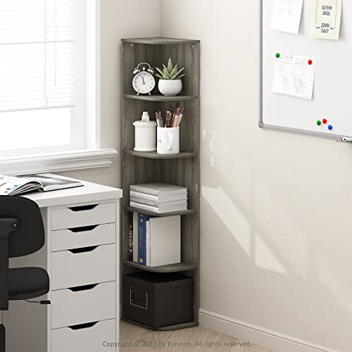 PASIR Book Shelf (French Oak / 5-Tier Corner)