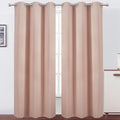 Blush Thermal Blackout Curtains (Blush / 42"W x 95"L (Pack of 2))