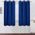 Blackout Curtains 42 x 63 inch (Royal Blue / 42"W x 63"L (Pack of 2))