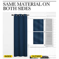 Window Curtain Panels (Moroccan Blue / 29"W x 45"L (Pack of 2))