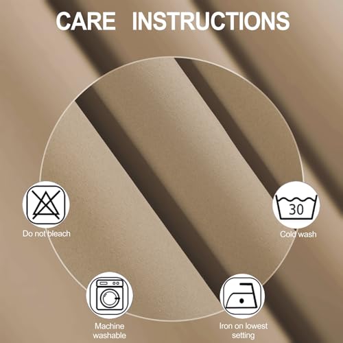 Natural Thermal Blackout Curtains (Natural / 52"W x 54"L (Pack of 2))