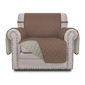 Reversible Couch Cover (Brown/Beige / Small Chair)