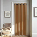 Door Curtain for Closet Doors 80 Inches Long 1 Panel (Gold Brown / 46"W x 80"L (Pack of 1))
