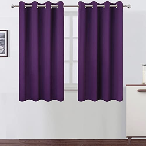 Purple Blackout Curtains (Purple / 52"W x 45"L (Pack of 2))