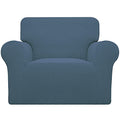 Stretch Oversized Chair Slipcover with Arm Washable Bluestone (Small-XL Chair / Bluestone)