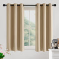 Beige Room Darkening Curtains 54 Inches Long 2 Panels for Living Room (Biscotti Beige / 40"W x 54"L (Pack of 2))