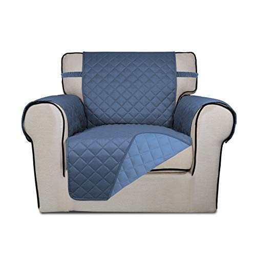 Reversible Chair Sofa Cover Dog Couch Covers for Sofa (Small / Dark Blue/Light Blue)