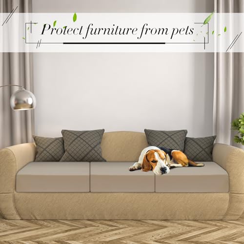 4 Pcs Stretch Cushion Covers (Sand / Seat Cover)