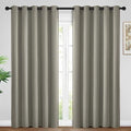 Room Darkening Curtains 62x84 inch Length Taupe (Taupe / 62"W x 84"L (Pack of 2))