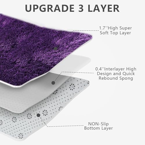 Shag Area Rugs for Bedroom Living Room
