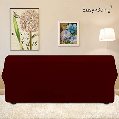 Stretch Oversized Sofa Couch Slipcover Washable Wine (X-Large Sofa / Wine)