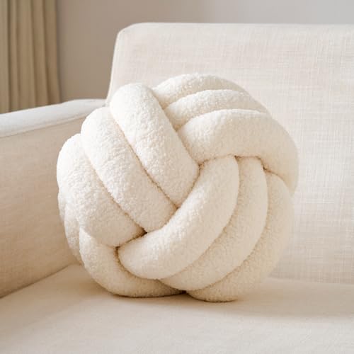 Knot Pillow Ball (Ivory / Small (Pack of 1))