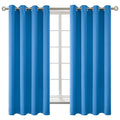 Classic Blue Blackout Curtains for Bedroom 63 Inch Long (Classic Blue / 52"W x 63"L (Pack of 2))