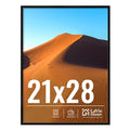 21x28 Picture Frame for Wall Display (Black / 21x28)