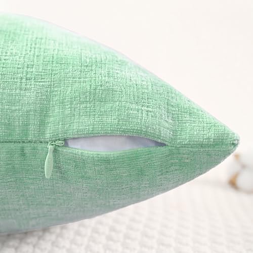 Decorative Couch Throw Pillow Covers 26 X 26 Inches Grey Green (26" x 26" (Pack of 2) / Grey Green)