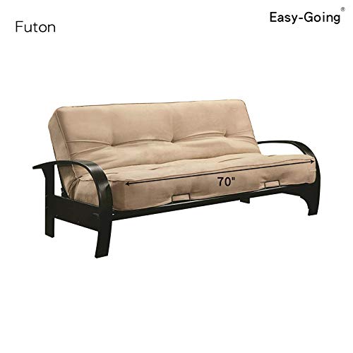 Reversible Couch Cover (Black/Beige / Large Futon)