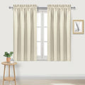 Blackout Curtains for Bedroom 42 x 54 Inch Long Light Beige 2 Panels (Light Beige / 42"W x 54"L (Pack of 2))