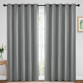 Room Darkening Curtains 70x84 inch Length Dove Grey (Dove Grey / 70"W x 84"L (Pack of 2))