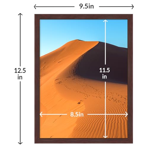 9x12 Picture Frame for Wall Display (Brown / 9x12)