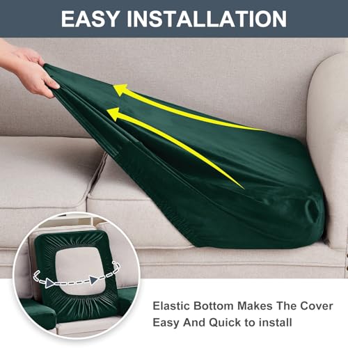 Couch Cover 3 (Christmas Green / 2 Seater + Chaise)
