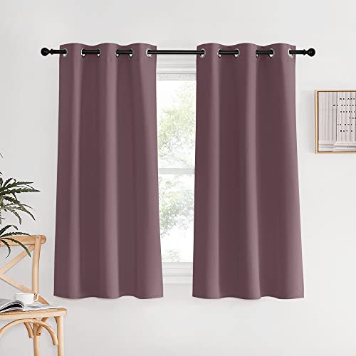 Kitchen Curtains (Dry Rose / 34"W x 60"L (Pack of 2))