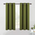 Blackout Curtain Panels for Bedroom (Olive Green / 42"W x 40"L (Pack of 2))