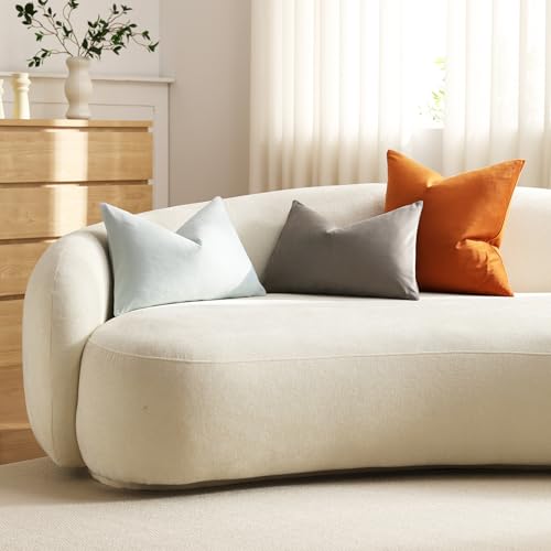 Throw Pillow Covers 18x18 Orange (Gold Flame / 18" x 18" (Pack of 2))
