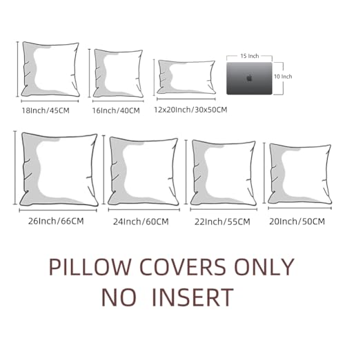 4 Packs Decorative Throw Pillow Covers for Living Room Couch Bed (18" x 18" (Pack of 4) / Lime Green)