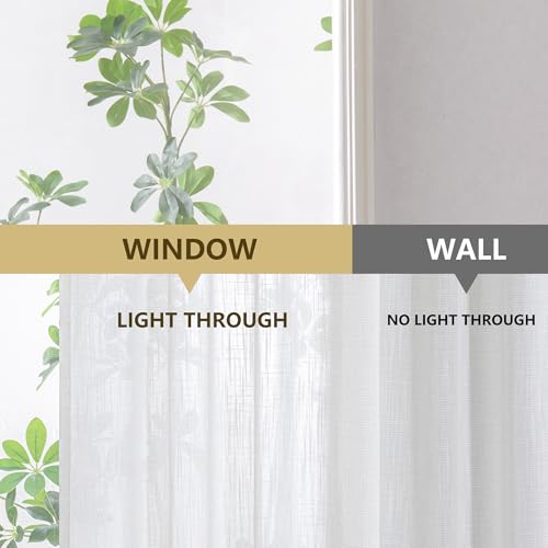 Natural Curtains for Living Room 1 Panel (Customsize / Natural)