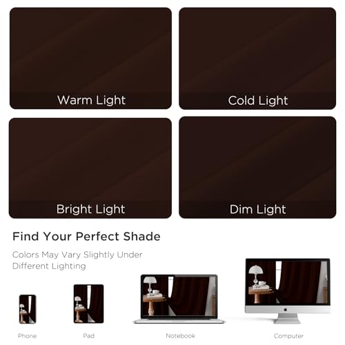 Chocolate Blackout Curtains Customize (Chocolate / Customsize)