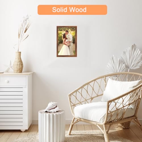 9x14 Wood Frame Brown (Brown / 9x14)